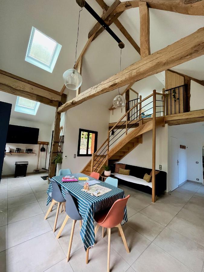 Bed and Breakfast Les Bobos à la ferme à La Madelaine-sous-Montreuil Extérieur photo